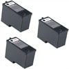 10% korting op 3 X Dell - 968 - Zwarte - Inktpatroon met hoge capaciteit