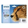 Epson Multipack T0715 - Printcartridge - 1 x zwart, geel, cyaan, magenta - blister - voor Stylus DX9400, SX115, SX210, SX215, SX218, SX415, SX515, SX610; Stylus Office BX310, BX610