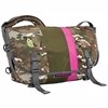 D-Lux Messenger met racestreep voor laptops. Geschikt voor laptops tot 38.1cm (15''). Verkrijgbaar in camo/leger/heartbreaker