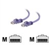 Cables to Go Cat6 550MHz Snagless Patch Cable - Verbindingskabel - RJ-45 (M) - RJ-45 (M) - 5 m - CAT 6 - gegoten, verstrengeld, zonder uitsteeksels, opgestart - paars