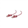 C2G Cat6 550MHz Snagless Patch Cable - Verbindingskabel - RJ-45 (M) - RJ-45 (M) - 3 m - CAT 6 - gegoten, verstrengeld, zonder uitsteeksels, opgestart - roze