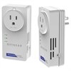 NETGEAR Powerline AV+ 500 Nano Set XAVB5601 - Bridge - Gigabit Ethernet, HomePlug AV (HPAV), IEEE 1901 - aansluitbaar aan muur (pak van 2 )