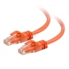 C2G Cat6 550MHz Snagless Patch Cable - Patch-kabel - RJ-45 (hane) - RJ-45 (hane) - 1.5 m (4.92 ft) - CAT 6 - formpressad, mångtrådig, hakfri, startad - orange