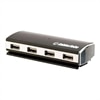 C2G 4-Port USB 2.0 Aluminum Hub - Hubb - 4 x Hi-Speed USB - skrivbordsmodell