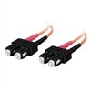 C2G - Patch-kabel - SC-läge (multi-mode) (hane) - SC-läge (multi-mode) (hane) - 10 m (32.81 ft) - fiberoptisk - 50/125 mikron - orange