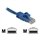 C2G Cat6 550MHz Snagless Patch Cable - Patch-Kabel - RJ-45 (M) - RJ-45 (M) - 1 m - CAT 6 - gepresst, verseilt, glatt, mit Knickschutz - Blau