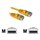 C2G Enhanced Cat5E 350MHz Snagless Patch Cable - Patch-Kabel - RJ-45 (M) - RJ-45 (M) - 10 m - CAT 5e - gepresst, verseilt, glatt, mit Knickschutz - Gelb