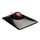 Kensington SlimBlade Trackball - verkabelt - USB - Graphite, Rubinrot