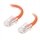C2G RJ-45 CAT5e Crossover Orange Patch Cable - 25 ft