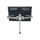 FOCUS DOUBLE ARTICULATED MOUNT HOLDS 24IN LCD 18LBS EACH