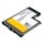 2 Port Flush Mount ExpressCard 54mm SuperSpeed USB 3.0 Card Adapter