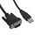 C2G - Projector cable - M1 (M) - 4 PIN USB Type A, HD-15 (M) - 5 m