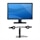 Dell UltraSharp U2412M 24-inch Widescreen Flat Panel Monitor Quantity 2 with 3-Year Warranty and Array Table Stand