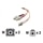 Multimode LC/SC Fiber Channel Cable - 9.84 ft