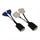 Dual DVI-to-VGA / Dual VGA-to-DVI Y Cable Kit