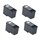 Dell V305/305W 4-Pack Ink Bundle: 4 x High Yield Black Print Cartridge
