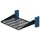 2 Post Vented Flanges Down Rack Shelf - 13 inch