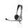 AC-201 Speech Recognition Wired  Stereo Headset with Boom Microphone - Silver