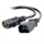 C2G Computer 18 AWG IEC320C14 to IEC320C13 Power Extension Cord - 6 ft