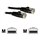 MS - Patch cable - RJ-45 M - RJ-45 M - 1 ft - CAT 5e - black