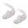 CablesToGo RJ45 Cat6 Snagless White Patch Cable - 35 ft