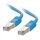 CablesToGo RJ45 Cat6 Molded Shielded Blue Patch Cable - 25 ft
