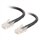 CablesToGo RJ-45 Cat5E Crossover Black Patch Cable - 7 ft