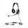 Jabra UC Voice 150 Duo - Headset ( semi-open ) - gray