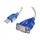CablesToGo USB to DB9 Serial Adapter Cable - 1.5 ft