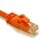 CAT6 550 MHz RJ-45 Snagless Orange Patch Cable - 5 ft