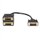 Male/ Female DVI-D Digital Video Splitter Cable - 1 ft