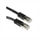 CablesToGo Shielded Cat5E Molded Black Patch Cable - 50 ft