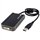 StarTech.com USB to DVI External Dual or Multi Monitor Video Adapter adaptateur vidéo externe - 16 Mo - noir