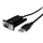 StarTech.com USB to Null Modem RS232 DB9 Serial DCE Adapter Cable with FTDI - Adaptateur série - USB 2.0 - RS-232 - noir