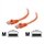 C2G Cat6 550MHz Snagless Patch Cable - Cordon de raccordement - RJ-45 (M) - RJ-45 (M) - 5 m - CAT 6 - Moulé, Toronné, Sans crochet, blindé - orange