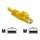 C2G Cat6 550MHz Snagless Patch Cable - Cordon de raccordement - RJ-45 (M) - RJ-45 (M) - 10 m - CAT 6 - Toronné, Sans crochet - jaune