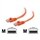 C2G Cat6 550MHz Snagless Patch Cable - Verbindingskabel - RJ-45 (M) - RJ-45 (M) - 1.5 m - CAT 6 - gegoten, verstrengeld, zonder uitsteeksels, opgestart - oranje