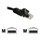 C2G Cat6 550MHz Snagless Patch Cable - Koblingskabel - RJ-45 (hann) - RJ-45 (hann) - 30 m - CAT 6 - formstøpt, tvinnet, taggløs, booted - svart