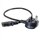C2G Universal Power Cord - Strömkabel - IEC 320 EN 60320 C13 - BS 1363 (hane) - 3 m (9.84 ft) - formpressad - svart
