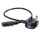 C2G Universal Power Cord - Strömkabel - IEC 320 EN 60320 C13 - BS 1363 (hane) - 1 m (3.28 ft) - formpressad - svart