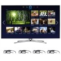 Samsung UN60F7100 60" 1080p 240Hz 3D LED-LCD HDTV + 4 Pair of 3D Glasses + Free Nikura Flat Mount