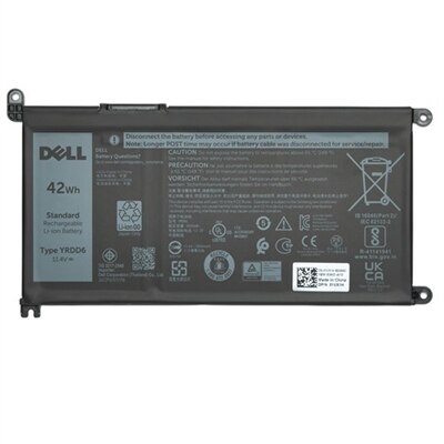 Image of Dell 3-cell 42 Wh Lithium-Ion Replacement Battery for Select Laptops