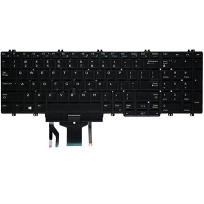 Image of Dell English-US Backlit Keyboard with 106-keys for Precision 75XX/77XX