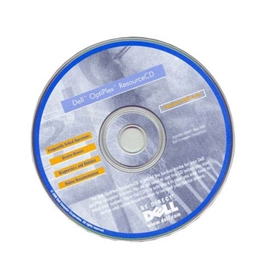 Image of Dell Resource CD contains Diagnostics and Drivers