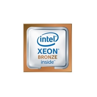 Dell Intel Xeon Bronze 3104 1.7GHz, 6C/6T, 9.6GT/s, 8M Cache, No Turbo, No HT (85W) DDR4-2133