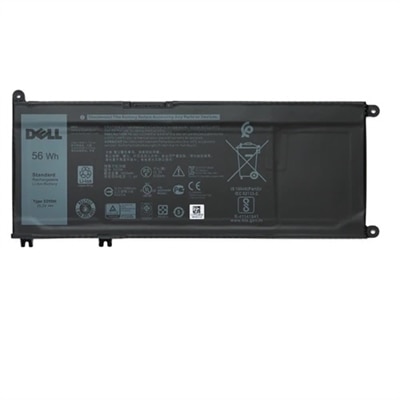 Dell 4-cell 56 Wh Lithium Ion Replacement Battery for Select Laptops