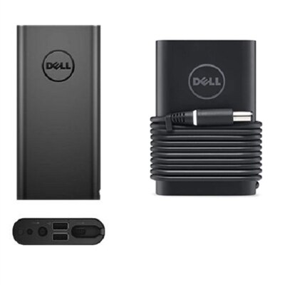 Dell Power Bank 65Whr-PW7015L and Dell 7.4 mm barrel 65 W AC Adapter Bundle