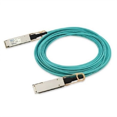 Dell Nätverks Kabel, QSFP28 - QSFP28, 100GbE, Active Optisk Kabel (Optics Included), 30 M