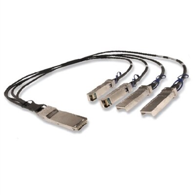 Dell Networking Cable 40GbE (QSFP+) To 4 X 10GbE SFP+ Passive Copper Breakout Cable - 2 Meters