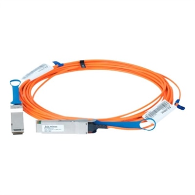 Dell Netzwerkkabel 100GbE QSFP28 - 4xSFP28 25GbE, Active Optisches Breakout , 10 Meter, Kundenpaket